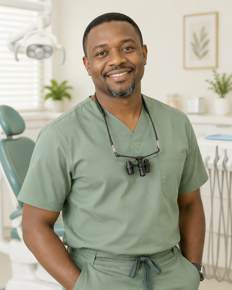 Portrait of Dr. Tunde Adebayo